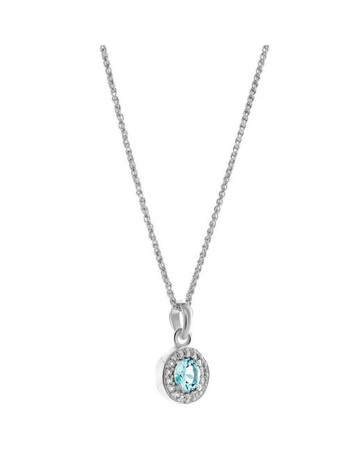 Orphelia Metallic 'Bristol' 925 Sterling Pendant With Chain