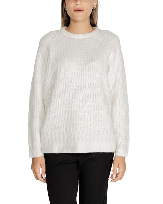 Guess Gebreide Trui in het White