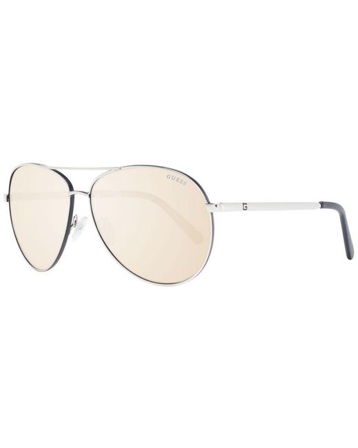 Guess Natural Square Sunglasses With Mirroredgradient Lenses for men