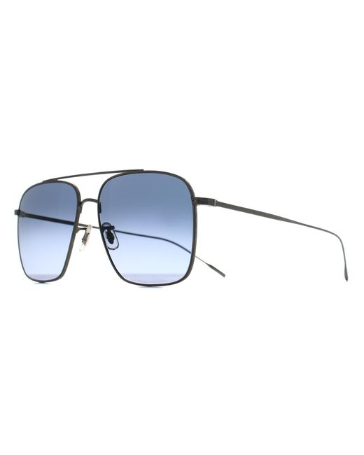 Oliver Peoples Blue Rectangle Marine Gradient Ov1320St Dresner Metal