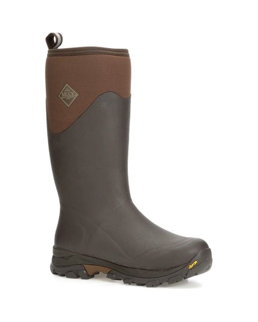 Muck Boot Muck Laarzen Arctic Ice Lang Rubber Wellington Laarzen in het Brown