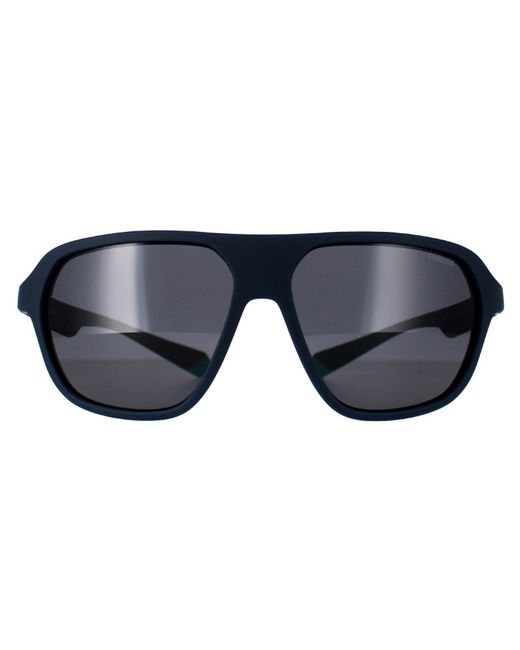 Polaroid Blue Rectangle Matte Polarized Pld 2152/S