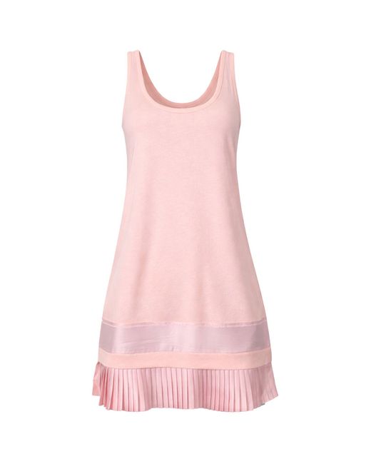 PUMA Pink X Rihanna Fenty Pleated Hem Tank Top Cotton