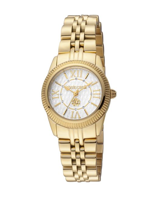 Roberto Cavalli Metallic Rc5L035M0055 Quartz Stainless Steel 5 Atm 28 Mm Watch