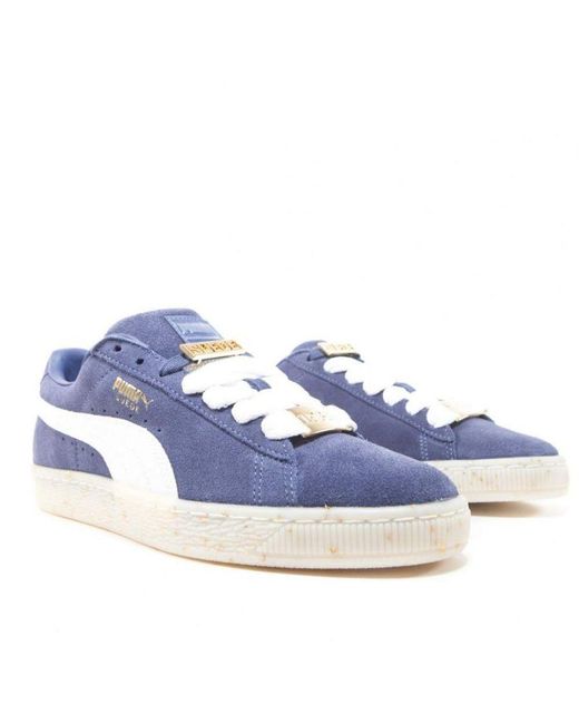 PUMA Suede Classic Bboy Fabulous Blue Leather Lace Up Trainers 365559 03  Leather | Lyst UK