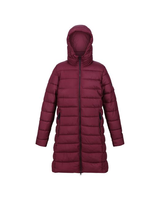 Regatta Red Ladies Andia Baffled Padded Jacket ()