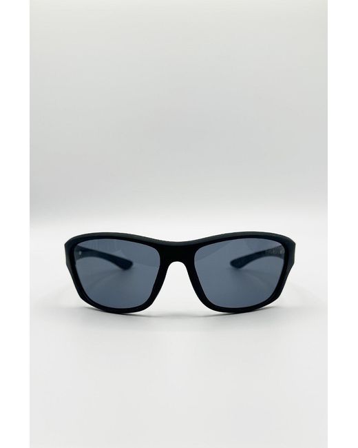 SVNX Brown Basic Outdoor Sports Racer Sunglasses