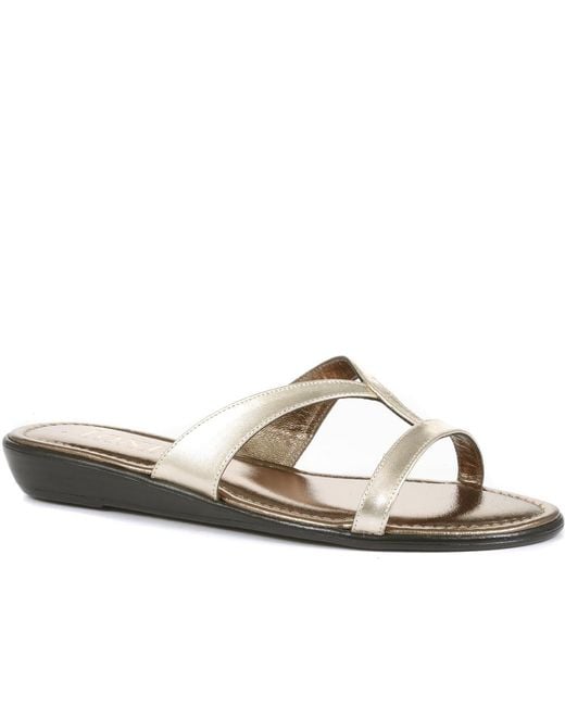 Jones Bootmaker Brown Klevina Leather Sandals