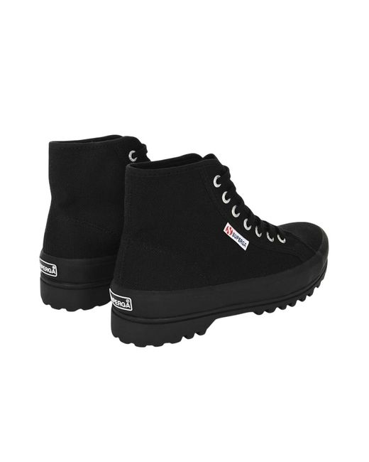 Superga Black Ladies 2341 Aplina Trainers