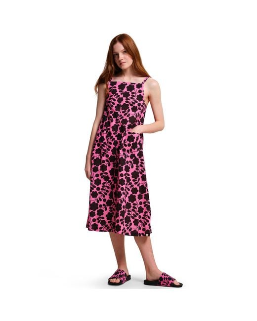 Regatta Red Orla Kiely Summer Sleeveless Sun Dress