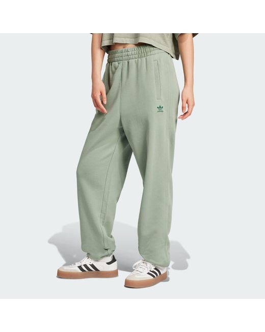 Adidas Originals Green Essentials French Terry Joggers