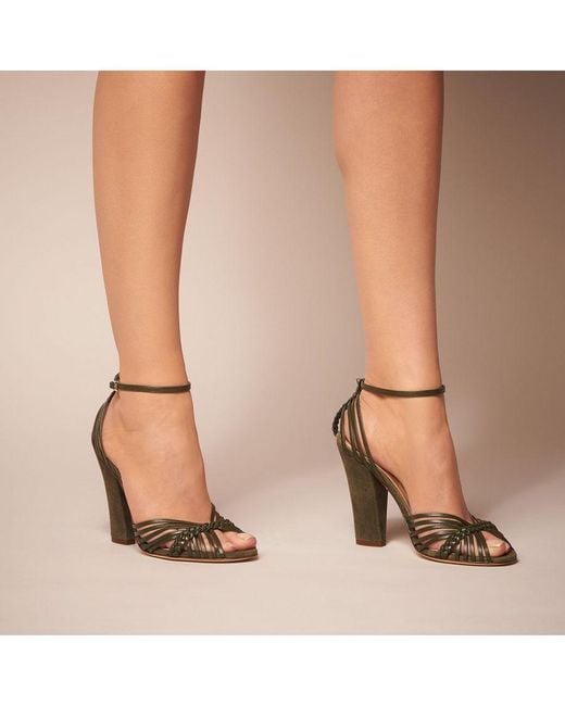 L.K.Bennett Green Lilybelle Sandal, Leather