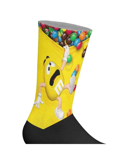 Jenes Socks Black Elastic Printed Long