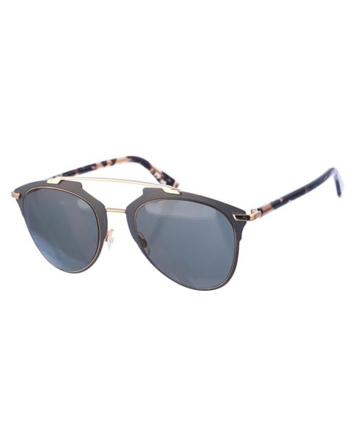 Dior Reflected Aviator Metal Sunglasses in Blue Lyst UK