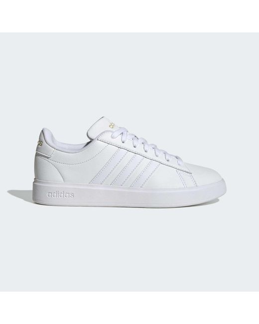 Adidas White Grand Court 2.0 Trainers Size 7.5 for men