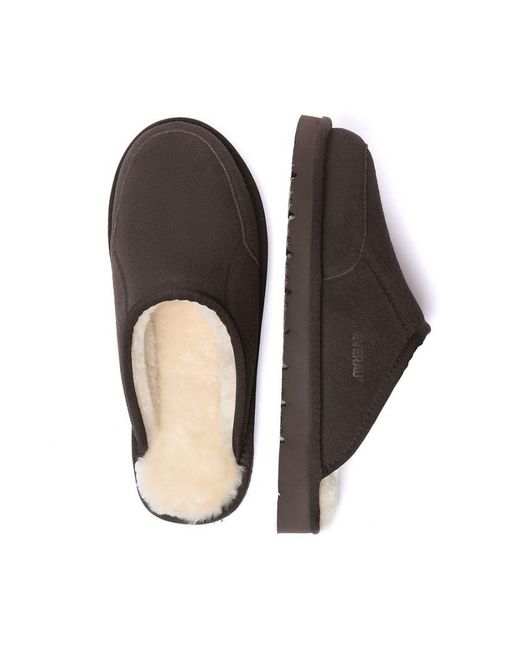 EverAu Australia Brown Ever Au Lark Slippers for men