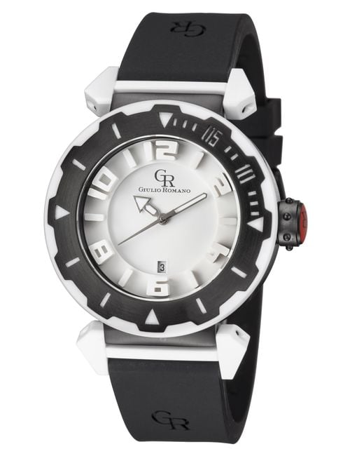 Giulio Romano Black Ferrara Watch for men