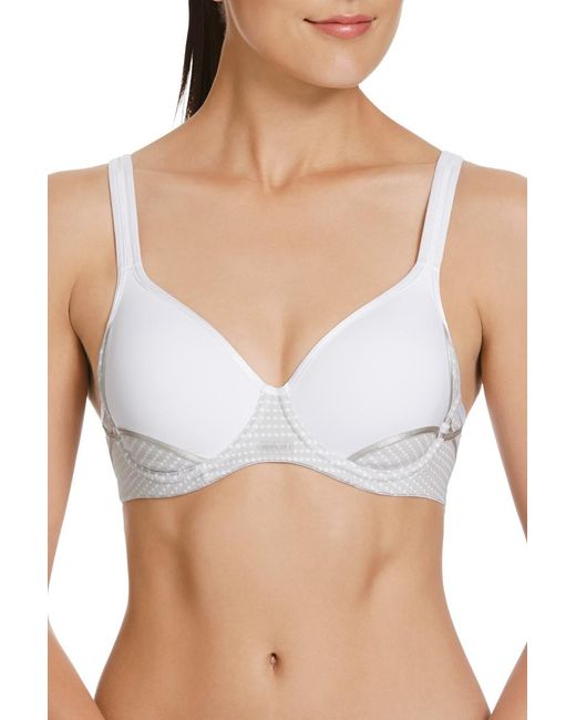 Berlei White Yypv Electrify Mesh Padded Sports Bra