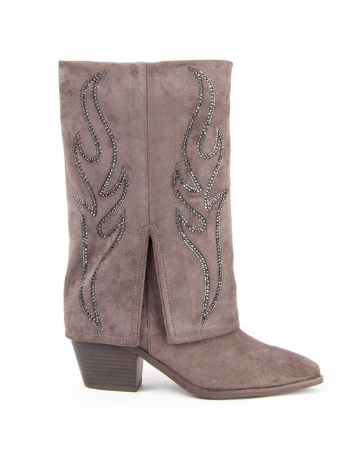Montevita Brown Boot Faldde2