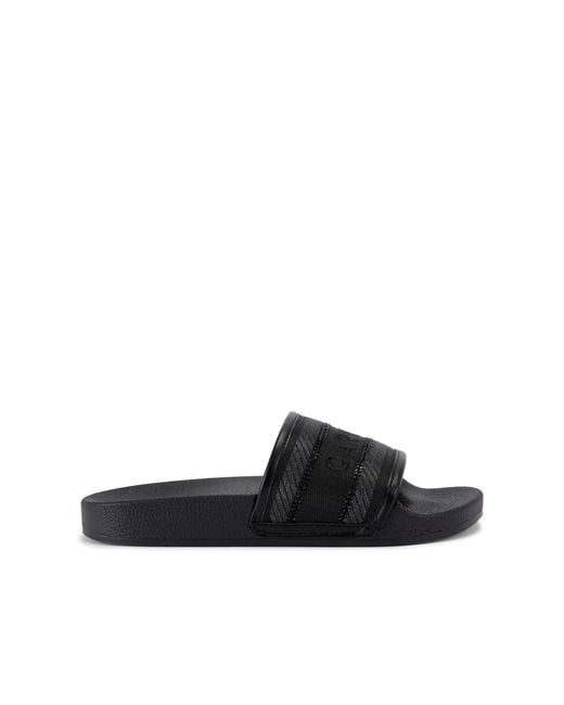 Carvela Kurt Geiger Black Sicily Slider Sandals