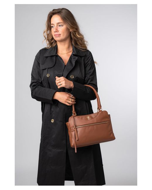 Cultured London Black Brianna' Leather Handbag