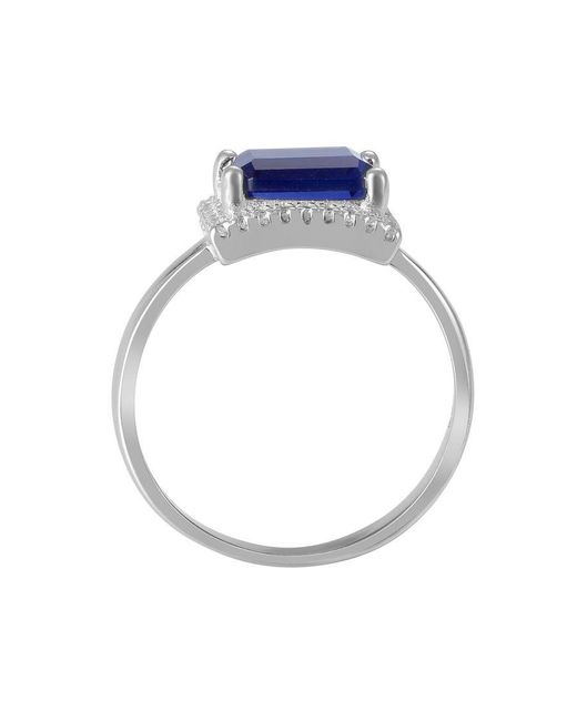 Orphelia Blue 925 Sterling Ring
