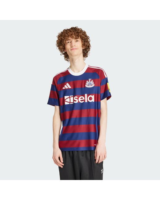 Adidas Originals Red Newcastle United Fc 24/25 Away Jersey for men