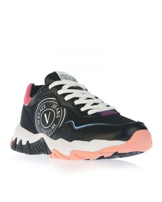 Versace Black Womenss Couture Ginza Running Trainers