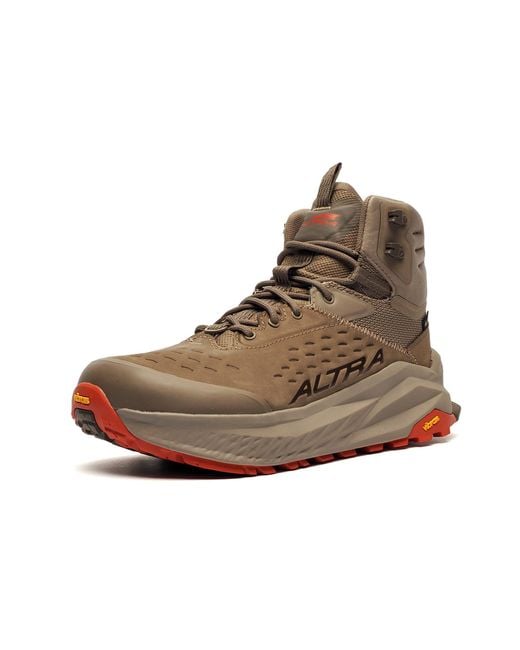 altra running Brown Olympus 6 Hike Mid Gtx Gore-Tex Hiking Boots for men
