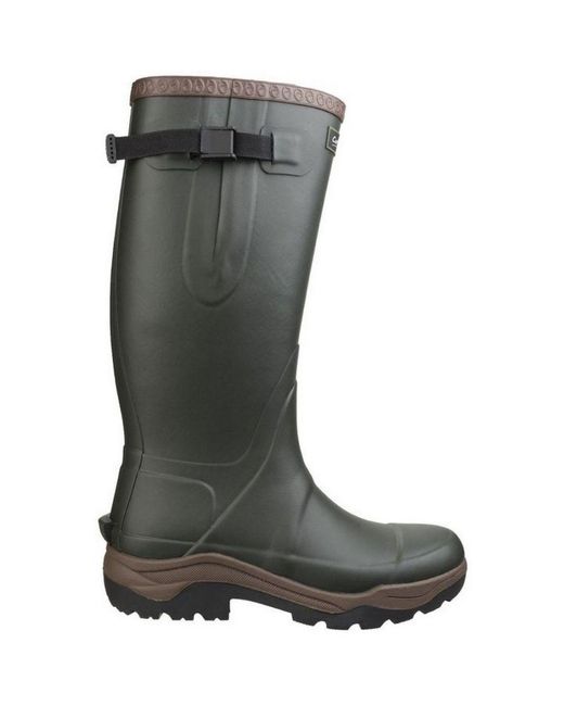Cotswold Green Compass Neoprene Wellington Boots Rubber for men