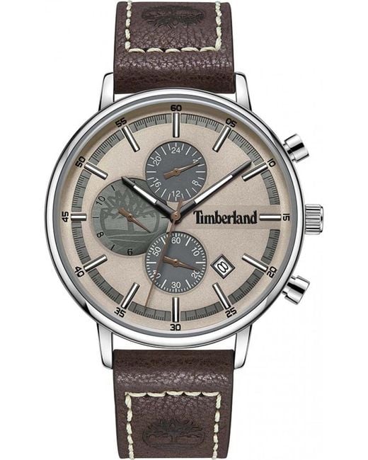 Timberland Gray Tdwgf2182903 Sterling Watch for men