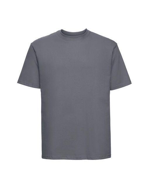 Russell Gray Organic Short-Sleeved T-Shirt (Convoy) for men