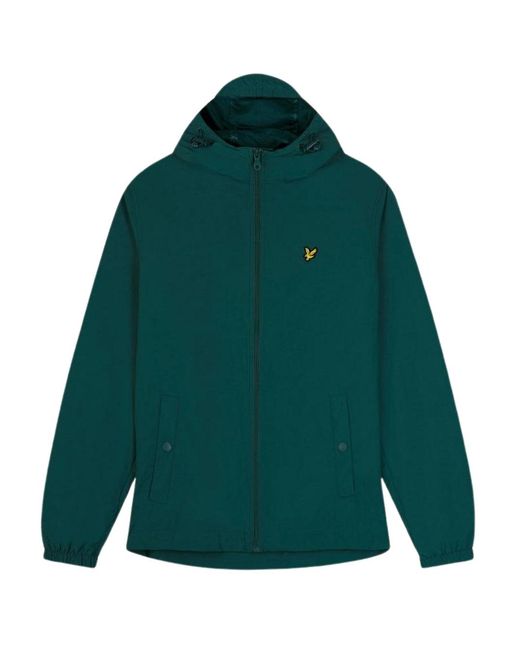 Lyle & Scott Green Lightweight Malachite Jacket Nylon for men