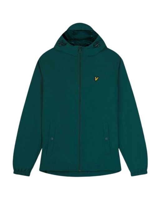 Lyle & Scott Green Lightweight Malachite Jacket Nylon for men