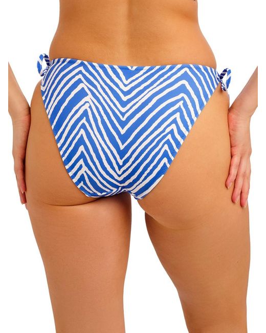 Freya Blue Fiji Falls Tie Side Bikini Brief