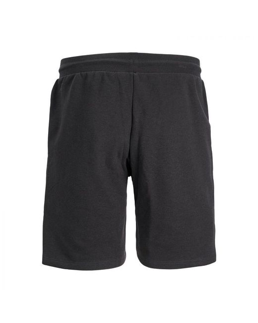Jack & Jones Gray Regular Fit Casual Sweat Short With Logo for men