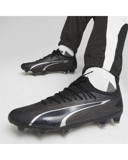 PUMA Black Ultra Ultimate Fg/Ag Football Boots for men