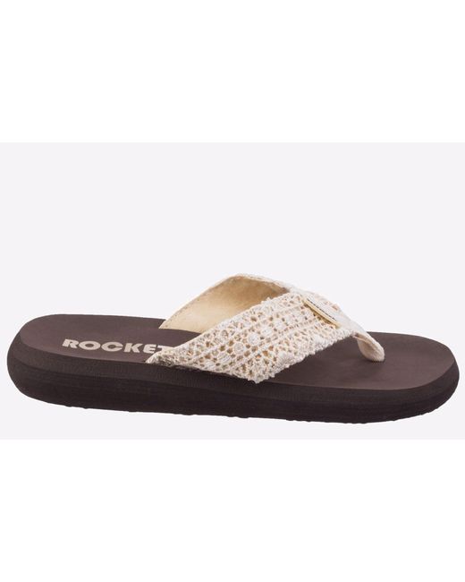 Rocket Dog Black Spotlight Lima Slip On Sandals