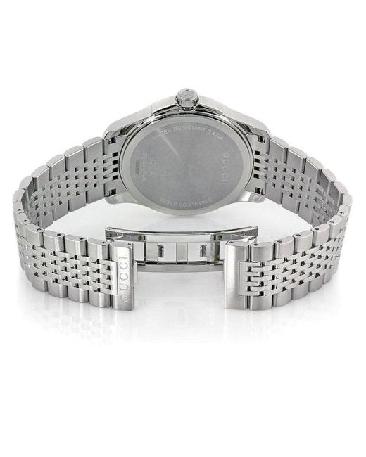 Gucci Ya1264040 G-Timeless 36Mm Dameshorloge in het Metallic voor heren