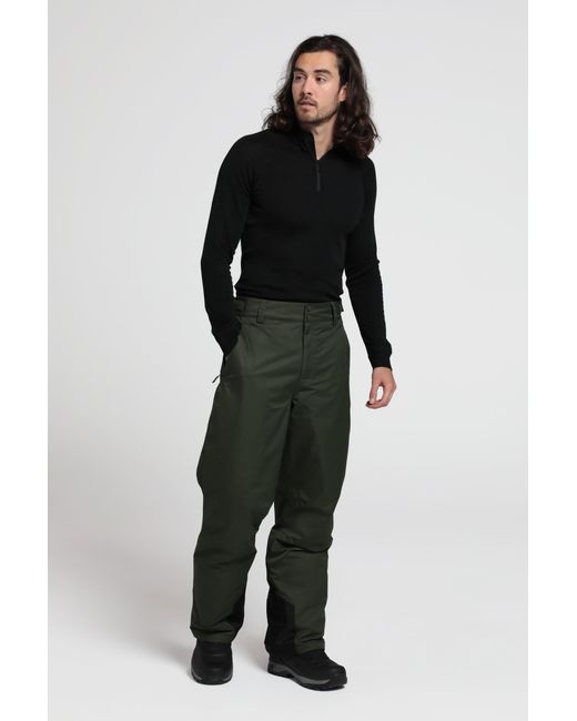 Mountain Warehouse Black 'Gravity' Ski Pants Waterproof Breathable Warm Insulated Winter Trouser for men