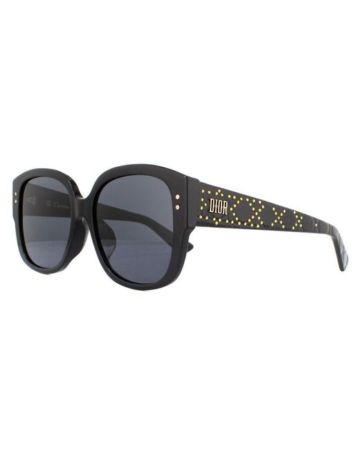 Dior Black Square Havana Sunglasses