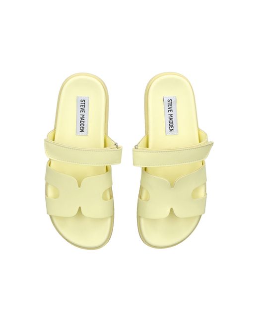Steve Madden Yellow Missile Sandals