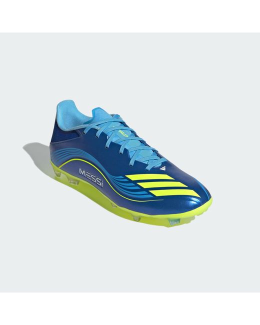 Adidas Originals Blue F50 Messi League Firm/Multi-Ground Boots