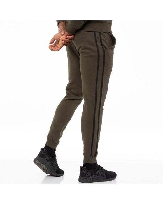 Enzo Green Khaki Tracksuit Joggers for men