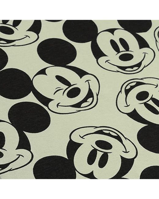 Disney Green Dreamboat Mickey Mouse Long Pyjama Set