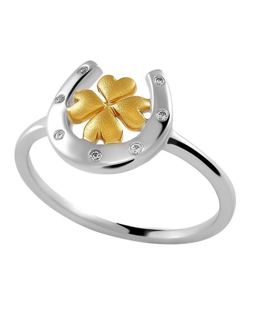Orphelia Metallic 'Signature' 925 Sterling Ring