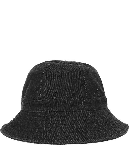 Vintage Supply Black Bell Bucket Hat