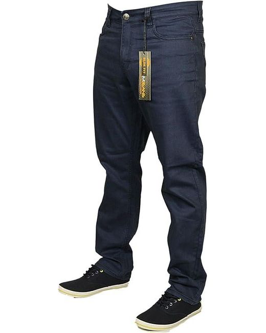 KAM Jeanswear Blue Kam Big King Size Stretch Chinos Jeans for men