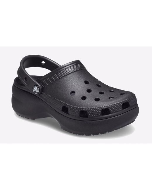 CROCSTM Black Classic Platform Clog
