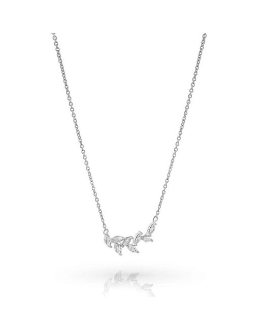 Orphelia Metallic 'Charlene' 925 Sterling Necklace